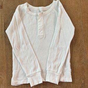 GAP Kids Cream Long Sleeve Henley
